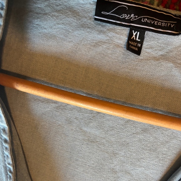 Love University Jean Dress – Size XL (Fits Like L) - Picture 2 of 6